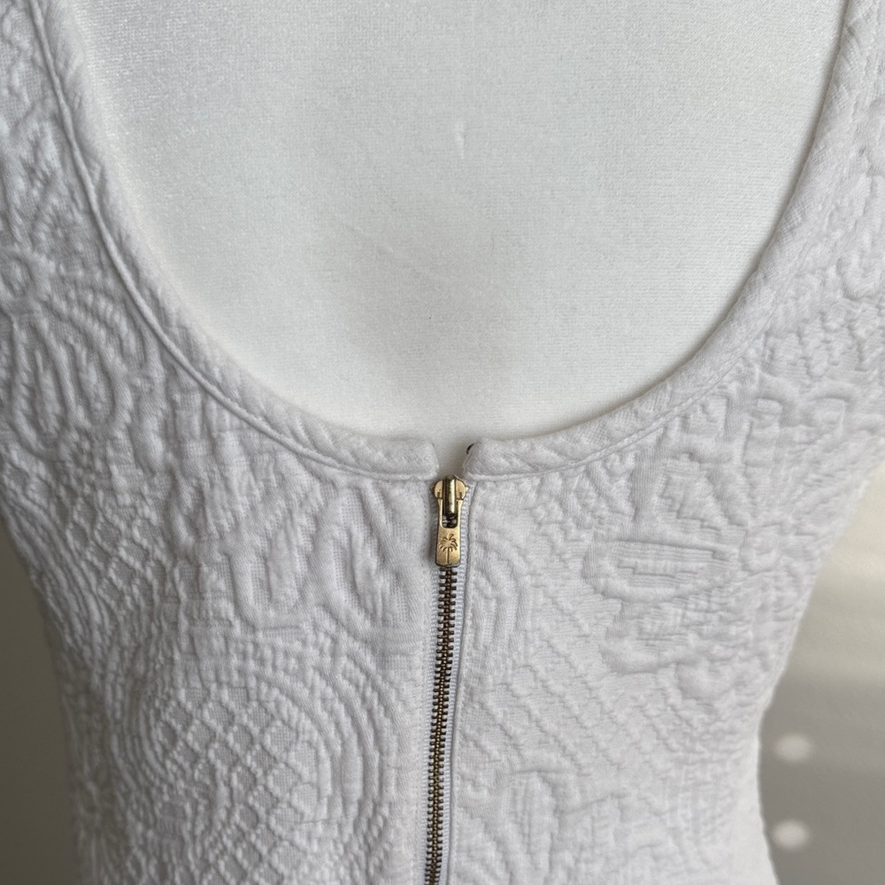 Lilly Pulitzer White Dress with Pink Embroidery - Picture 7 of 14